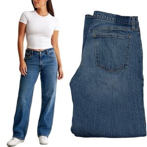 Abercrombie Women’s Jeans The 90’s Baggy Low Rise 31 W | 12 Regular